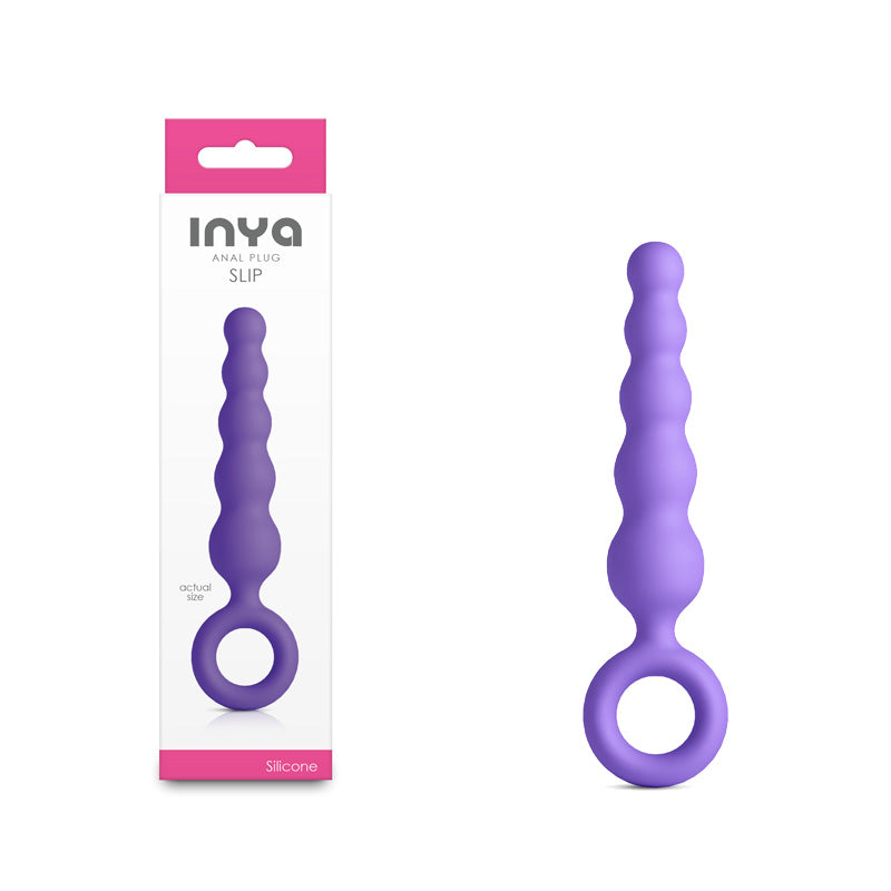 INYA Slip – 12.7 cm Silicone Anal Plug Purple > Anal Range > Butt Plugs Main image