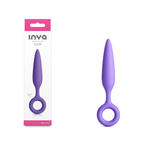 INYA Slide – 12.7 cm Silicone Anal Plug Purple > Anal Range > Butt Plugs