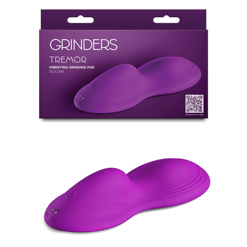 Grinders Tremor USB Rechargeable Vibrating Pad – Dual Motor Pleasure Pad Purple > Vibrators > Vibrating Pads Main image