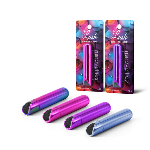 Lush Nightshade 8.9 cm USB Rechargeable Multicolour Bullet BULLETS