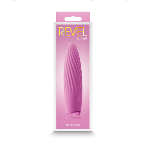 Revel Kismet - 11.8 cm USB Rechargeable Vibrator - Pink BULLETS