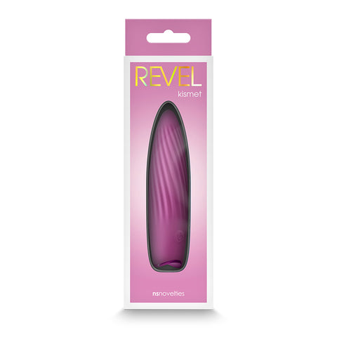 Revel Kismet - 11.8 cm USB Rechargeable Vibrator - Pink BULLETS