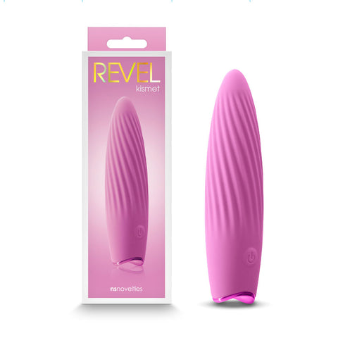 Revel Kismet - 11.8 cm USB Rechargeable Vibrator - Pink Pink BULLETS