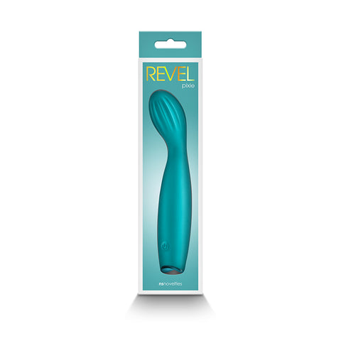 Revel Pixie - Teal 17.3 cm USB Rechargeable Vibrator Vibrators
