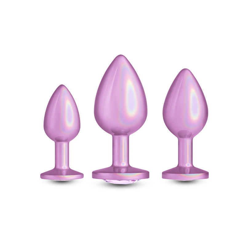 Rear Assets Trainer Kit - Iridescent Metallic Butt Plugs Set of 3 Sizes > Anal Range > Butt Plug Kits