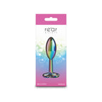 Rear Assets Clover 9.2 cm Multicoloured Metallic Butt Plug > Anal Range > Butt Plugs
