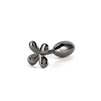 Rear Assets Clover Gunmetal 9.2 cm Metallic Butt Plug > Anal Range > Butt Plugs