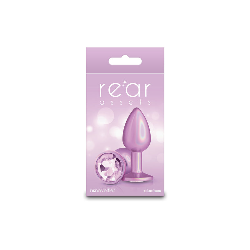 Rear Assets Iridescent Small – 7.1 cm Lightweight Butt Plug > Anal Range > Jewel Butt Plugs