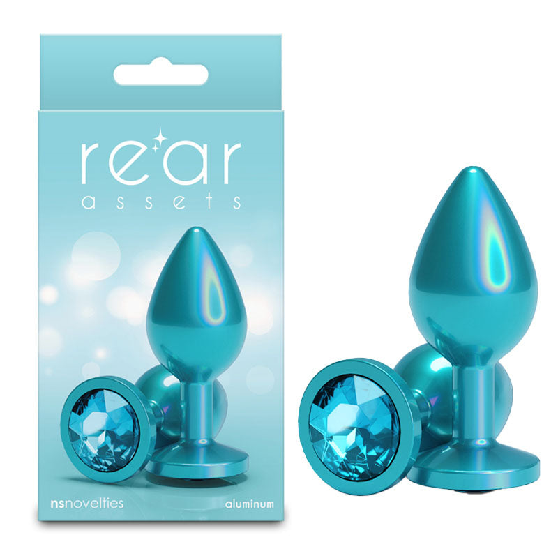 Rear Assets Iridescent Champagne Medium – Lightweight Butt Plug > Anal Range > Butt Plugs