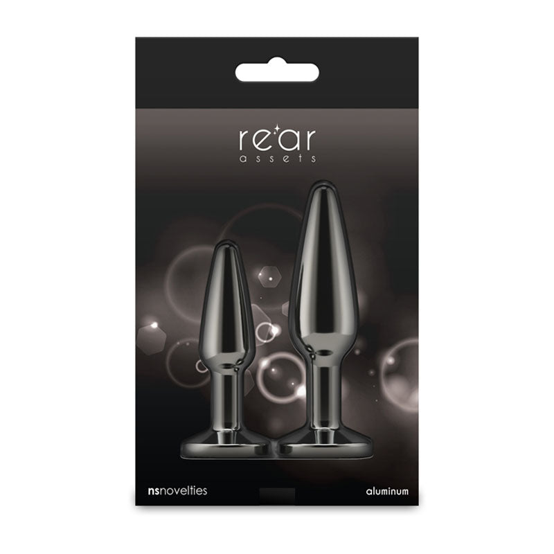 Rear Assets Tapered Trainer Kit – Lightweight Aluminium Butt Plug Set of 2 Sizes > Anal Range > Butt Plug Kits