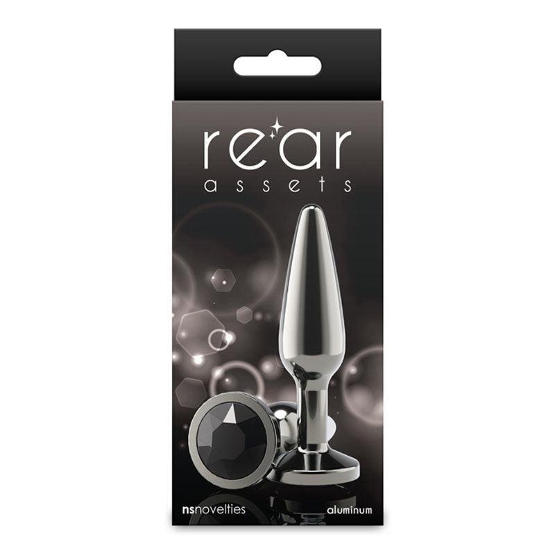 Rear Assets Tapered (Gunmetal Black) – Lightweight Anal Plug Butt Plugs