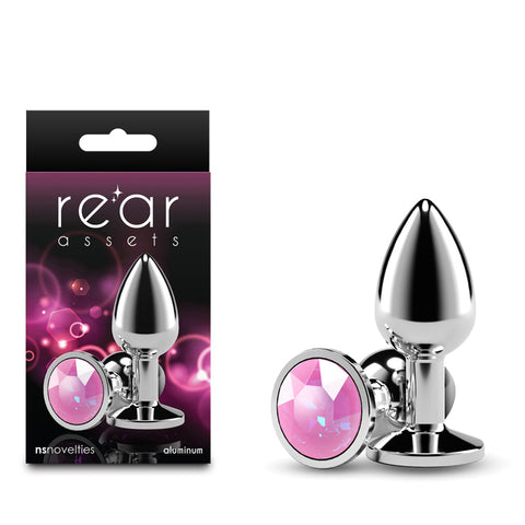 Rear Assets Small Gem Butt Plug Pink > Anal Range > Jewel Butt Plugs