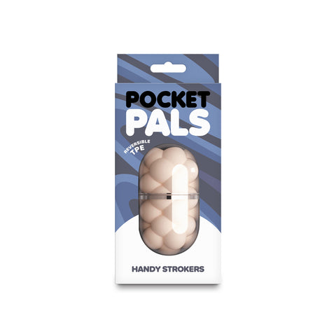 Pocket Pals Bubbles Mini Stroker – Travel-Friendly Reversible TPE Stroker > Sex Toys For Men > Masturbators Cup