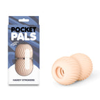 Pocket Pals Misty White – Compact Reversible TPE Stroker > Sex Toys For Men > Masturbators Cup