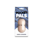 Pocket Pals Misty White – Compact Reversible TPE Stroker > Sex Toys For Men > Masturbators Cup