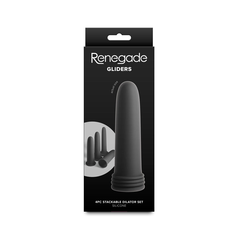 Renegade Gliders – Silicone Anal Dilator Set of 4 14.1 cm > Sex Toys > Dilators