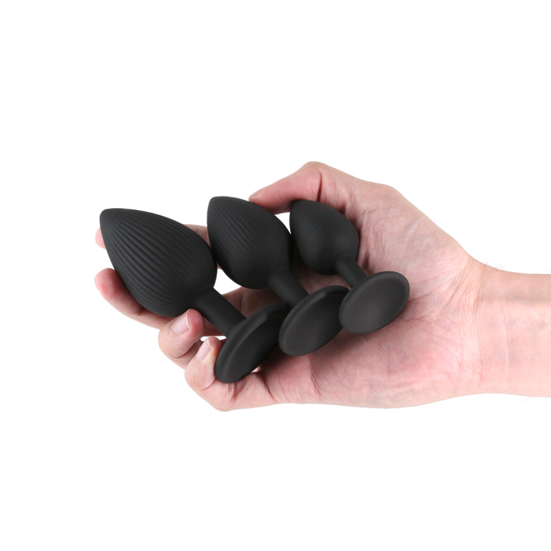 Renegade Triple Ace Kit - Butt Plugs - Set of 3 Sizes > Anal Range > Butt Plug Kits
