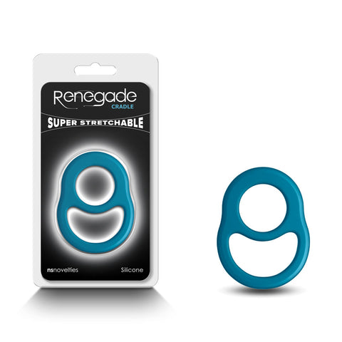 Renegade Cradle Teal Cock and Balls Ring Teal COCK RINGS Sling