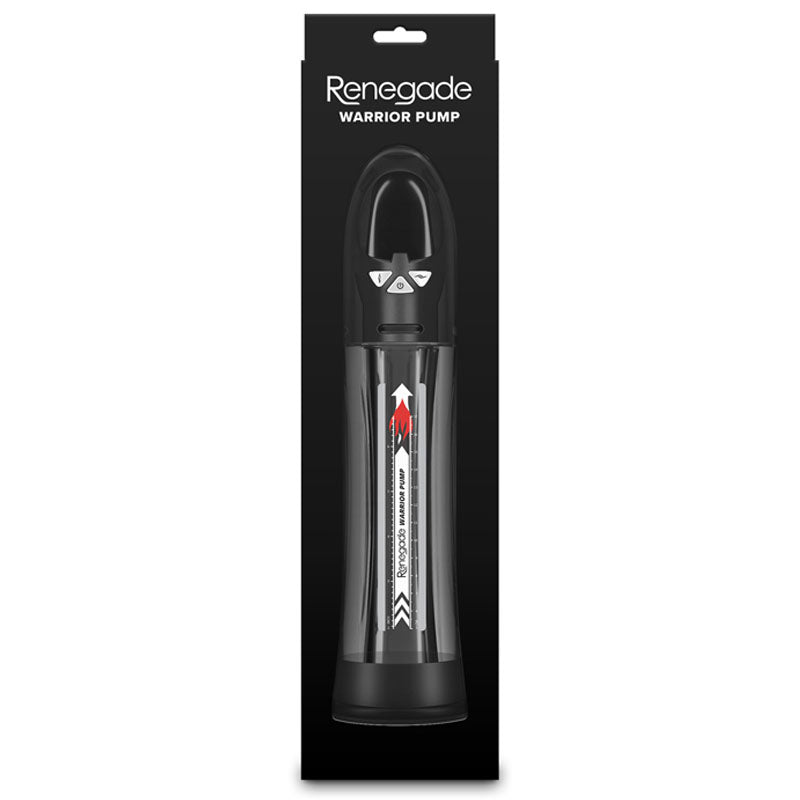 Renegade Warrior Pump Clear – Waterproof Automatic Penis Pump 8 Inch Length 2.75 Inch Diameter PUMPS