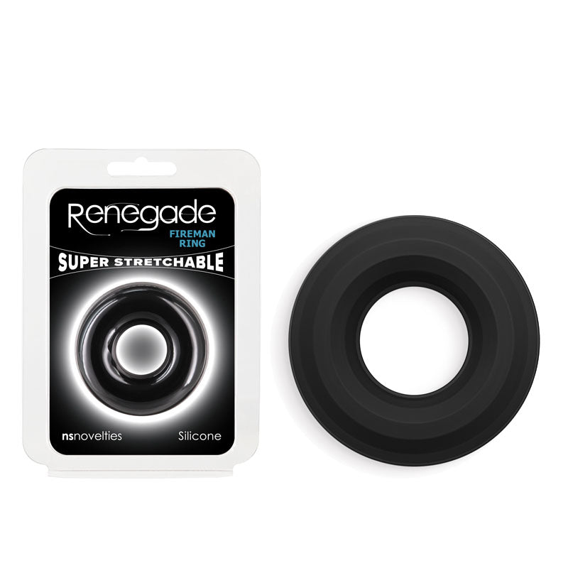 Renegade Fireman Ring - Medium - Comfortable Silicone Stretch Fit > Cock Ring > Single
