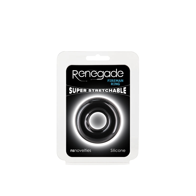 Renegade Fireman Ring - Medium - Comfortable Silicone Stretch Fit > Cock Ring > Single
