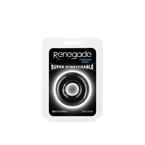 Renegade Fireman Ring - Medium - Comfortable Silicone Stretch Fit COCK RINGS