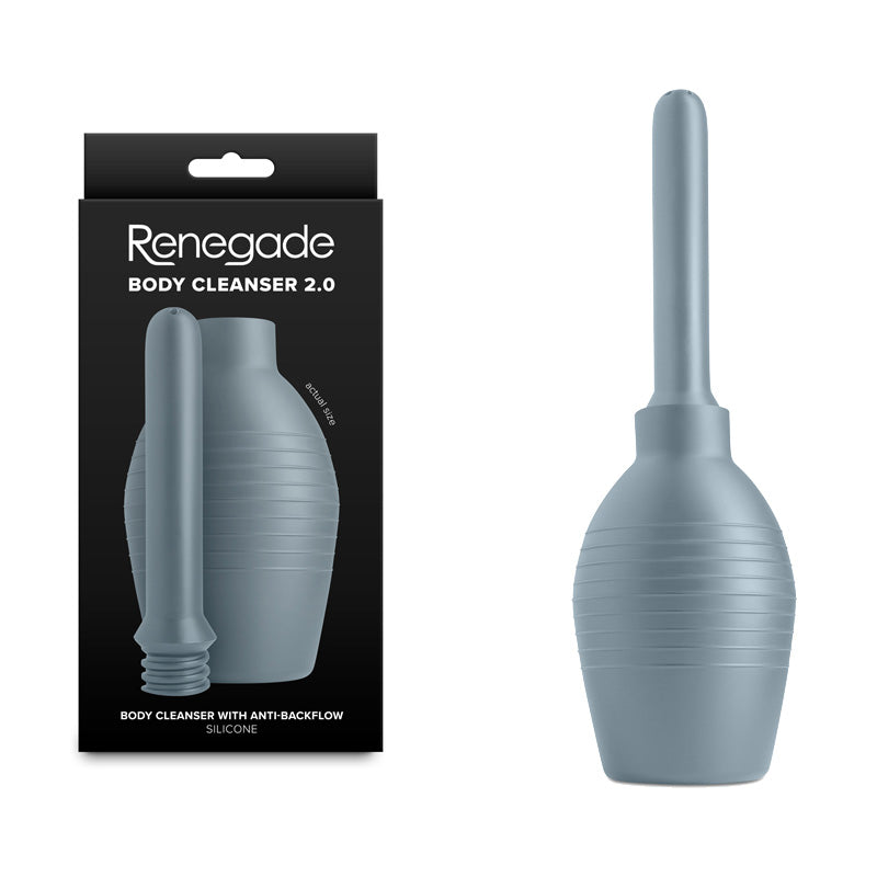 Renegade Body Cleanser 2.0 – Unisex Silicone Intimate Hygiene Device Grey > Essentials > Douches