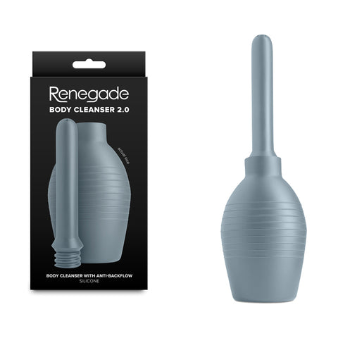 Renegade Body Cleanser 2.0 – Unisex Silicone Intimate Hygiene Device Grey > Essentials > Douches