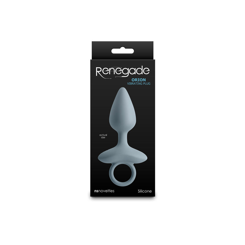 Renegade Orion Grey 13 cm Vibrating Butt Plug > Anal Range > Vibrating Butt Plugs