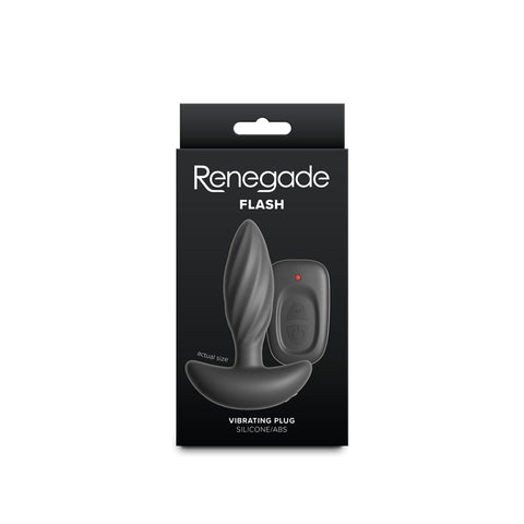 Renegade Flash – USB Rechargeable Wireless Remote-Controlled Vibrating Butt Plug > Anal Range > Vibrating Butt Plugs