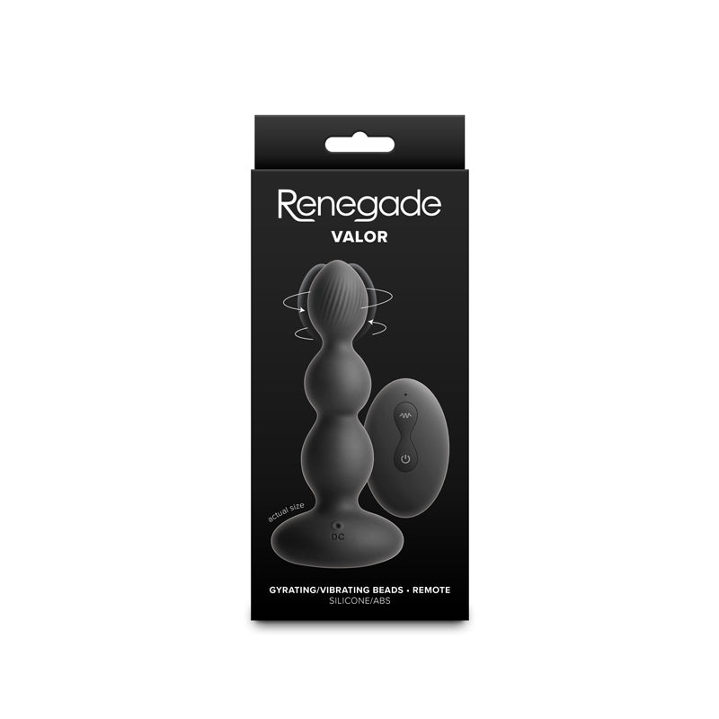 Renegade Valor – USB Rechargeable Wireless Remote Vibrating Anal Beads 13.7 cm > Anal Range > Anal Beads