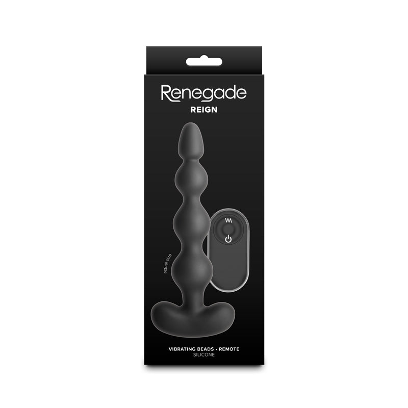 Renegade Reign – Waterproof USB Rechargeable Vibrating Anal Beads with Remote > Anal Range > Anal Beads