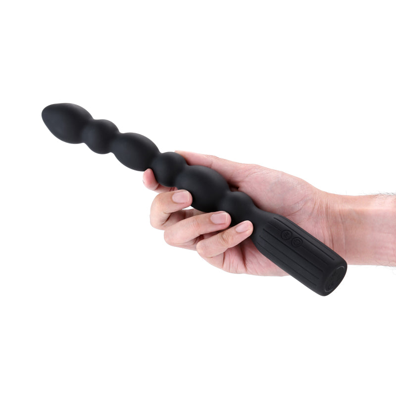 Renegade Prime – USB Rechargeable Waterproof 8.5 Inch Vibrating Anal Beads Secondary image