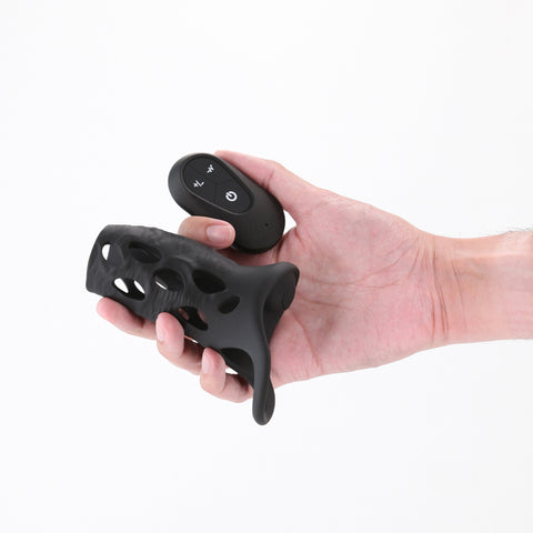 Renegade Edge – USB Rechargeable Waterproof Vibrating Penis Sleeve with Remote > Sex Toys > Couples Toys