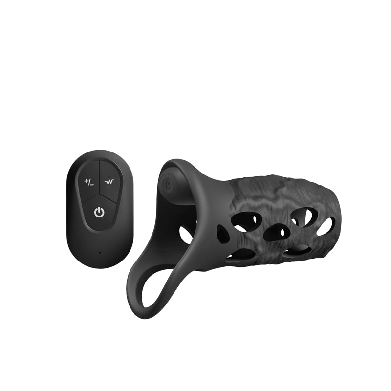 Renegade Edge – USB Rechargeable Waterproof Vibrating Penis Sleeve with Remote > Sex Toys > Couples Toys Main image