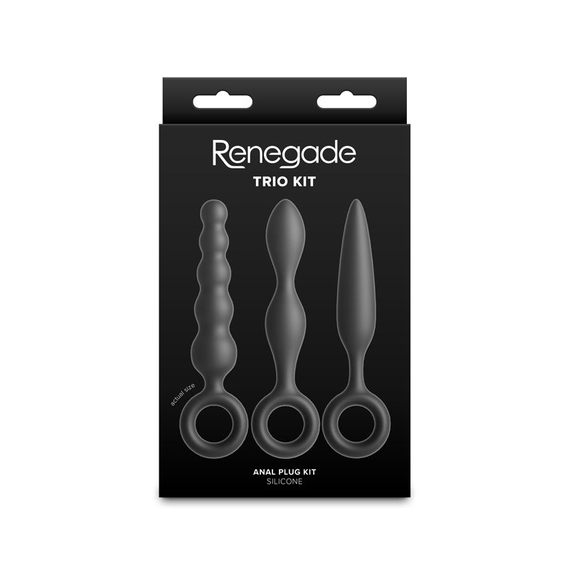Renegade Trio Kit – Three-Piece Silicone Butt Plug Set > Anal Range > Butt Plug Kits