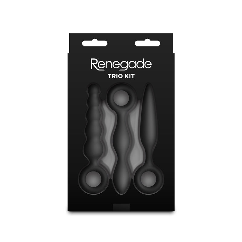 Renegade Trio Kit – Three-Piece Silicone Butt Plug Set > Anal Range > Butt Plug Kits