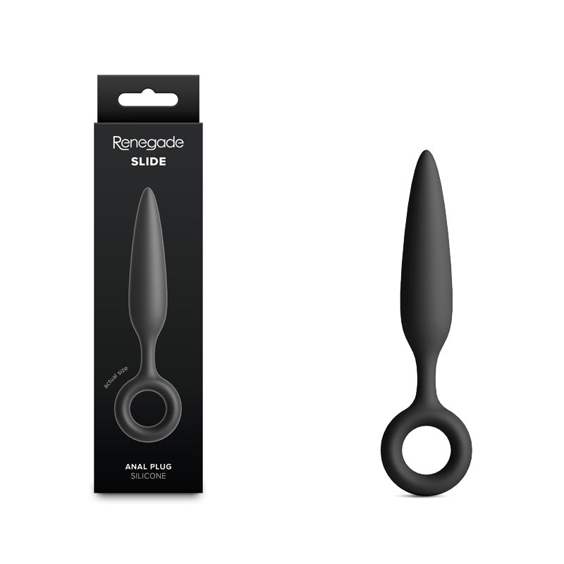 Renegade Slide – 12.7 cm Silicone Anal Plug Black > Anal Range > Butt Plugs