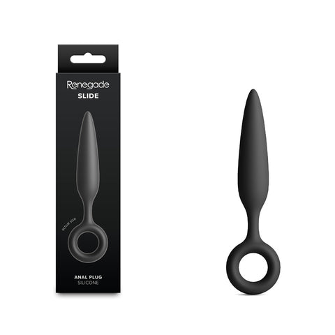 Renegade Slide – 12.7 cm Silicone Anal Plug Black > Anal Range > Butt Plugs