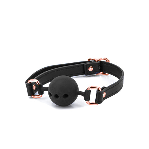 Bondage Couture Ball Gag Black Mouth Restraint Gags