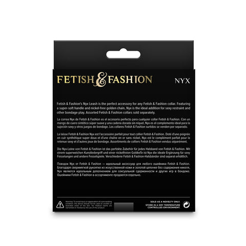 Fetish & Fashion - Nyx Leash with Soft Handle 48 Inches > Bondage Gear > Collars