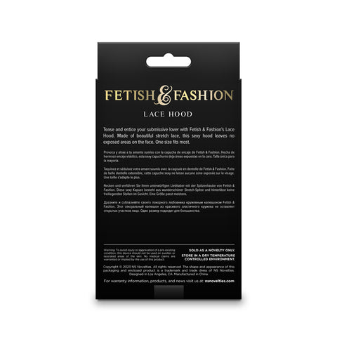 Fetish & Fashion - Lace Hood - One Size Fits Most > Bondage Gear > Bondage Hoods