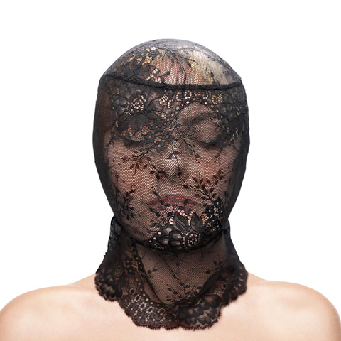 Fetish & Fashion - Lace Hood for Sensual Fetish Play > Bondage Gear > Bondage Hoods