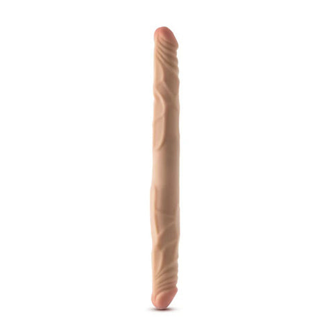 Dr Skin Plus 14 Inch Posable Double Dong 35.5 cm Double Dong Beige Double Dongs