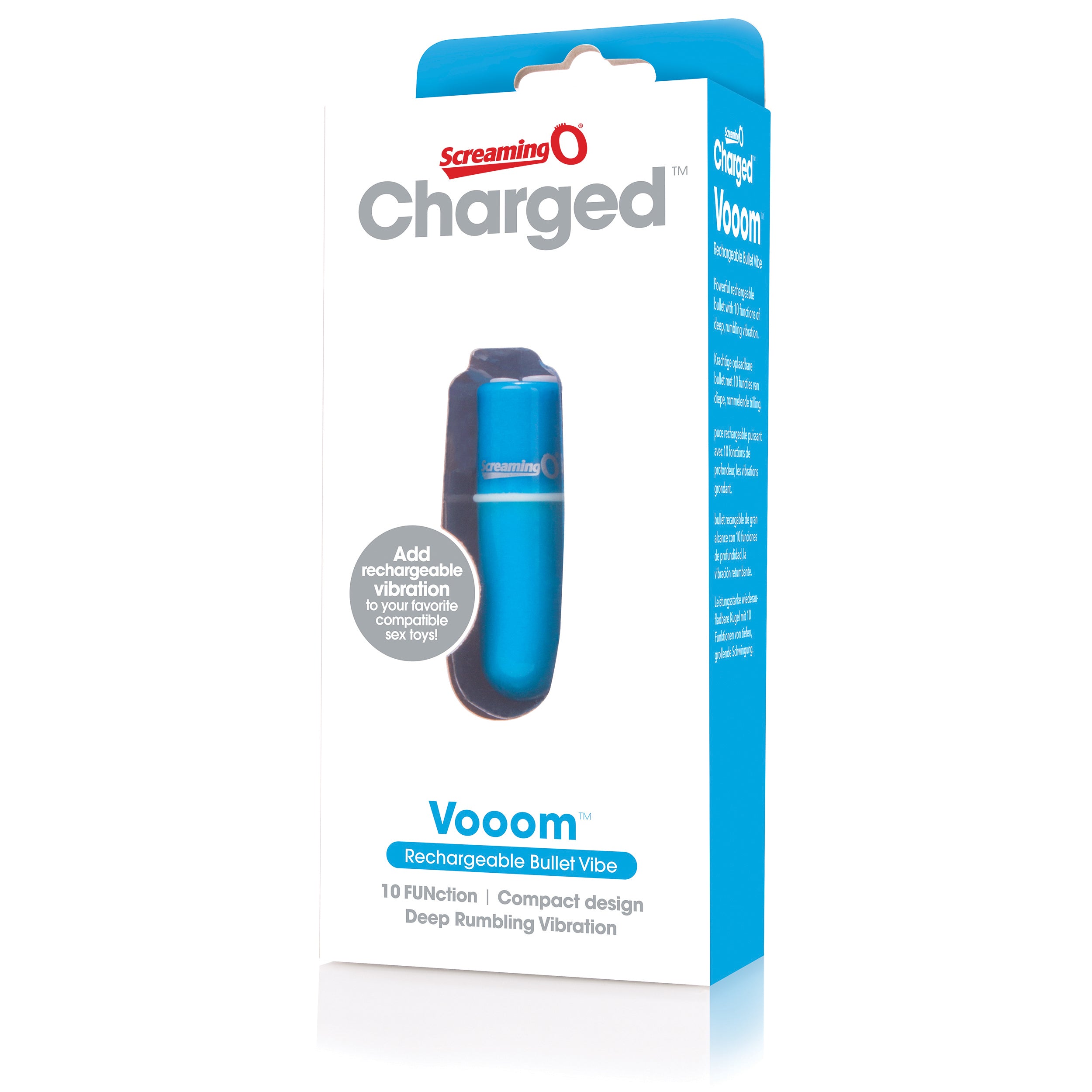 Vooom Bullet – Waterproof 10-Function Portable Bullet Vibrator > Vibrators > Mini Vibrators