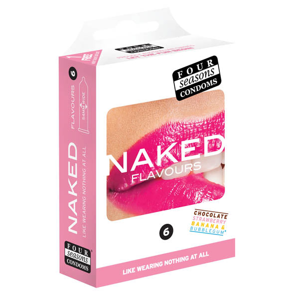 Naked Flavours Ultra Thin Flavoured Condoms – Pack of 6 Condoms > Essentials > Condoms Main image