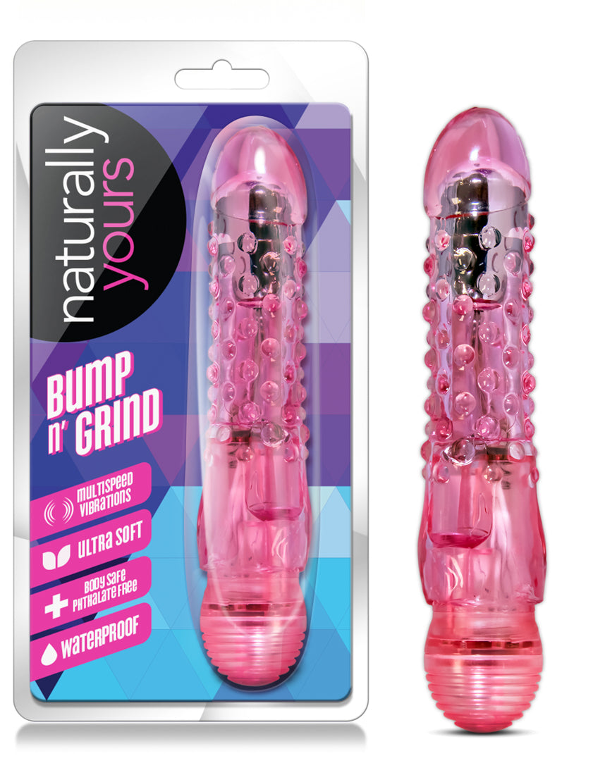 Naturally Yours Bump n Grind Pink 6.25 Inch Vibrator Vibrators