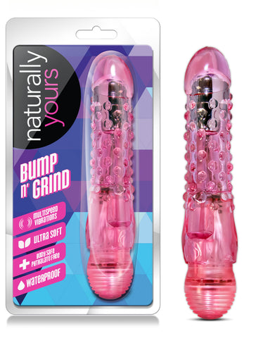Naturally Yours Bump n Grind Pink 6.25 Inch Vibrator Vibrators