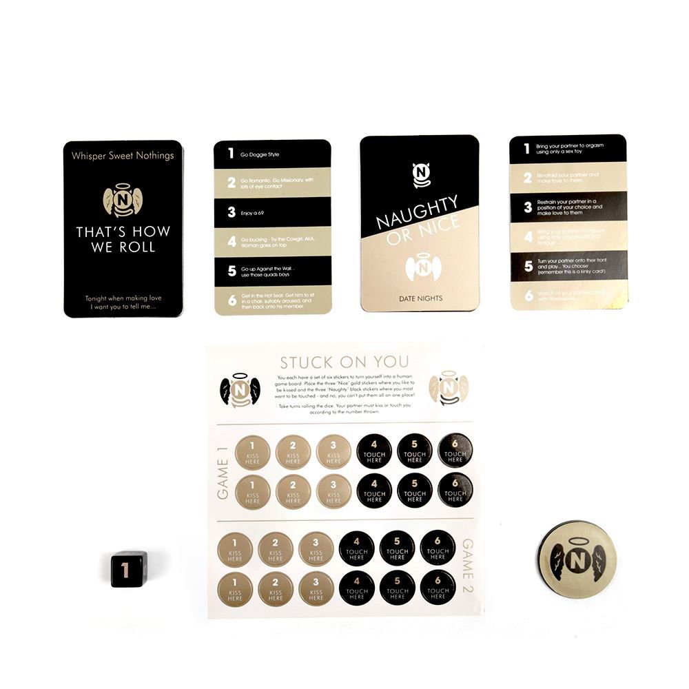 Naughty Or Nice Couples Card Game Trio For Tempting Fun Games