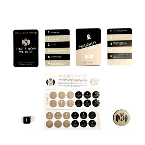 Naughty Or Nice Couples Card Game Trio For Tempting Fun Games